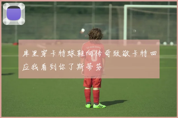 库里穿卡特球鞋向传奇致敬卡特回应我看到你了斯蒂芬