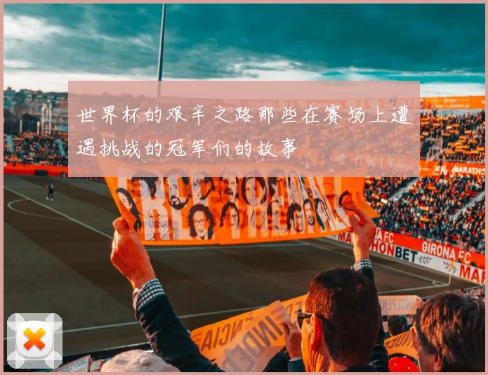 世界杯的艰辛之路那些在赛场上遭遇挑战的冠军们的故事